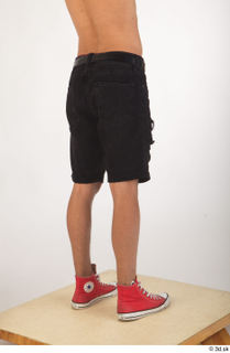 Colin black shorts clothing leg lower body red shoes 0006.jpg